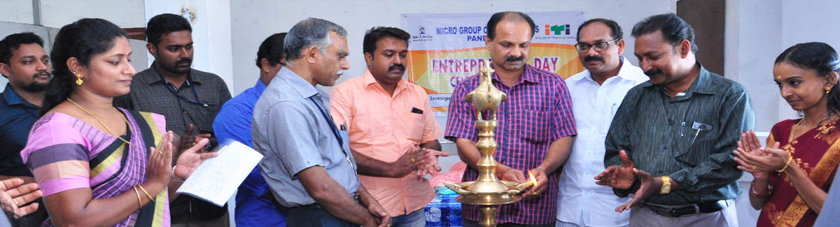 Entrepreneurship day celebration inauguration by sri. Sreekumar - Vice principal Govt. ITI, chenneerkara